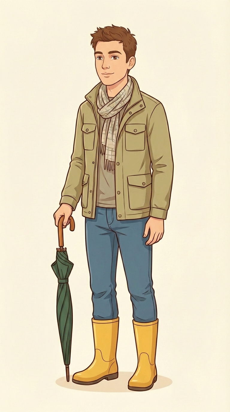 Outerwear vocabulary reference