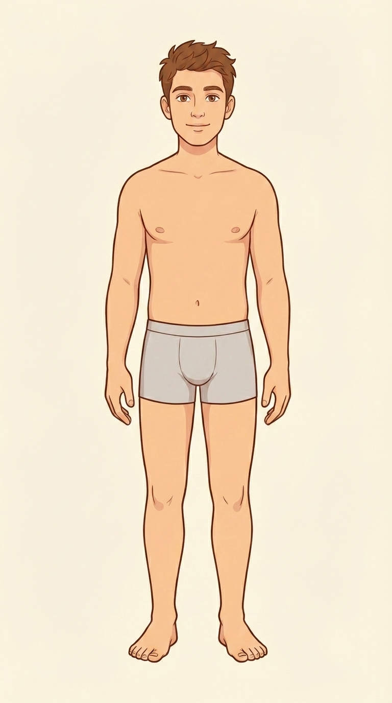 Body — Front View vocabulary reference